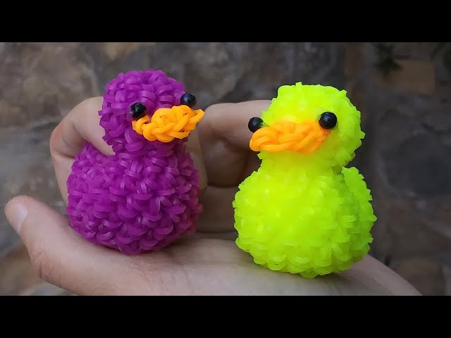 Updated Loomigurumi Rubber Duck Tutorial (Rainbowloom)