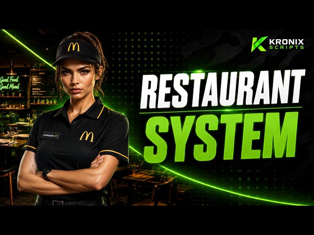 🍔 The Most Advanced Restaurant System for FiveM in 2026 (Full Showcase)