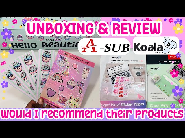 I Tested ASUB & Koala Products—My Honest Opinion | Sticker Paper/Bookmark Product Review