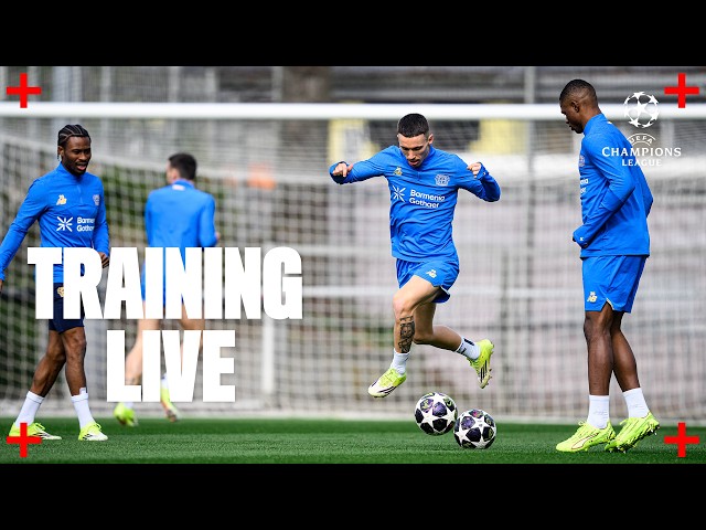 Abschlusstraining vor FC Arsenal 🆚 Bayer 04 Leverkusen | UCL Achtelfinale Rückspiel