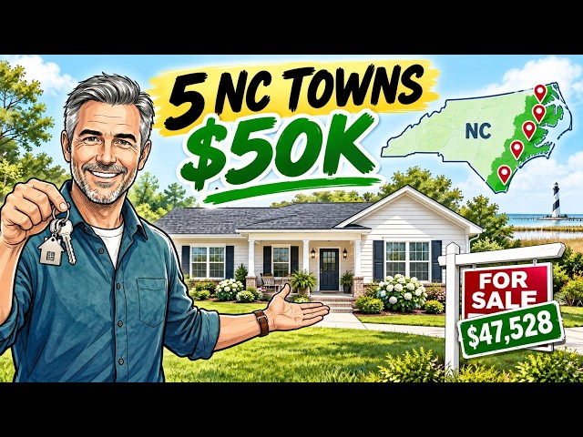 5 North Carolina Towns Where $50K Still Buys a House in 2026