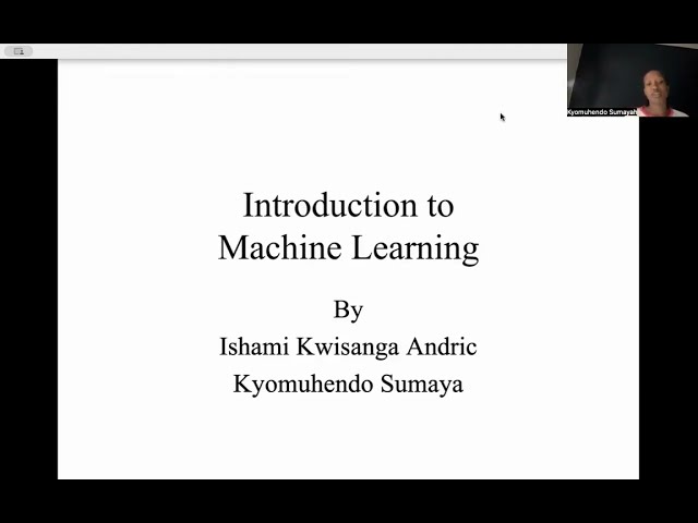 An Introduction to Machine Learning