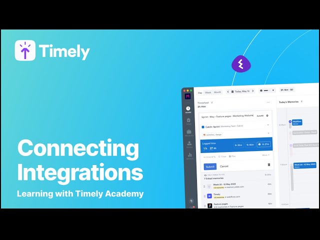 Connecting Integrations in Timely