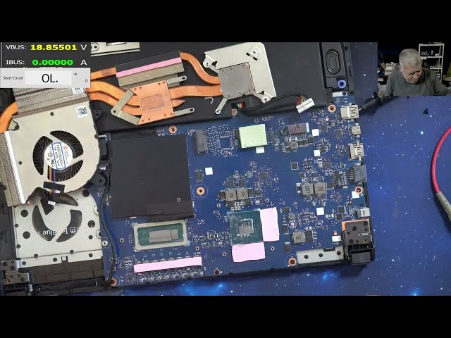 MSI Cyborg 15 not powering On, not charging, motherboard repair, tricky fault but easy to be fixed