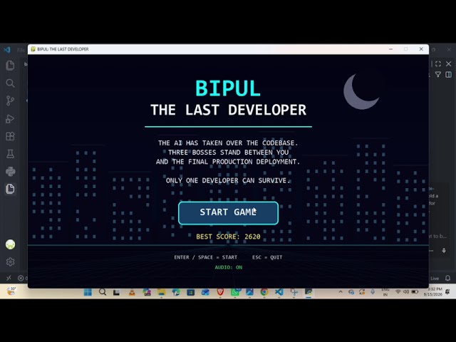 Python Game Development 🎮 | My First Game Built with Python | Coding Project