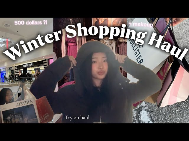 WINTER TRY-ON HAUL ❄️. SHOES. CLOTHES, JACEKTS AND PLUS MAKEUP ROUTINES
