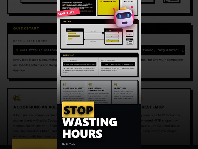 Schedule Agent Tasks in Minutes, Not Hours - Moadim.io #shorts #ai