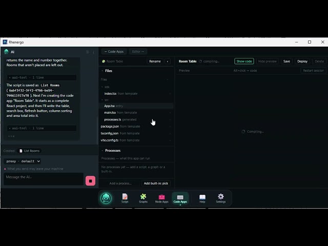 Rhenergo - AI For Revit CodeApp