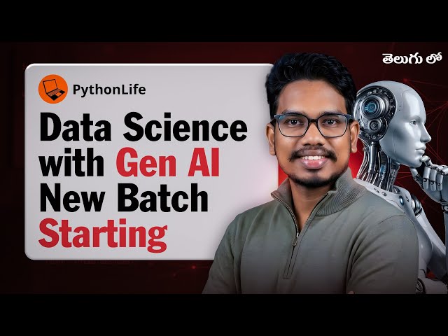 Full Stack DataScience with Generative AI Live Classes in Telugu | Generative AI in Telugu 