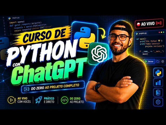 CURSO DE PYTHON COM CHATGPT — Instalação e Criando Nosso Curso!