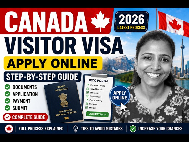 How to Apply for a Canada Visitor Visa (IRCC Portal Tutorial)