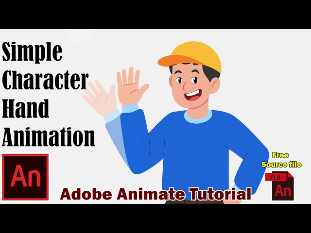 Character Hand Animation Tutorial in Adobe Animate