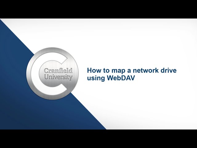 How to map a network drive using WebDAV in Windows 10