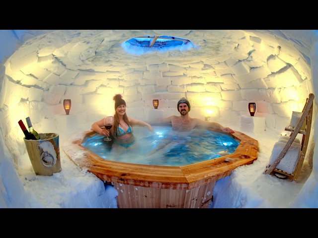 HOT TUB INSIDE AN IGLOO - Full Build