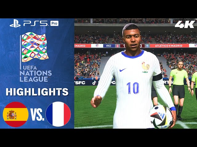 FC 25 - Spain vs. France | UEFA Nations League Semi Final Full Match | PS5 PRO [4K60]