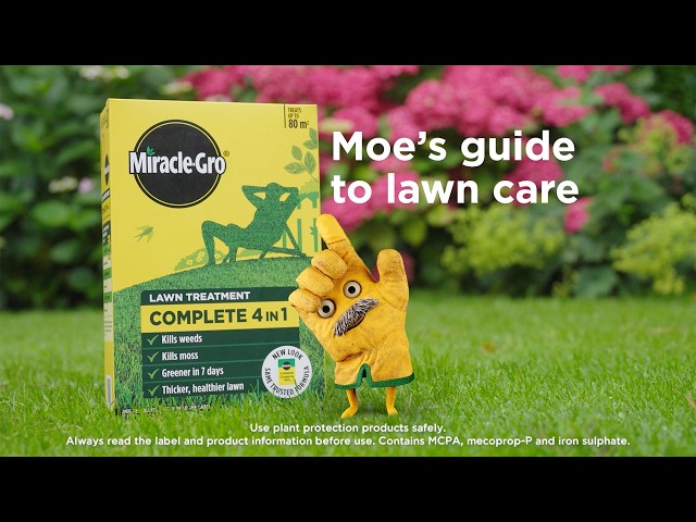 Miracle-Gro® Complete 4 in 1 | Greener Lawn in 1 Week + Weed & Moss Control