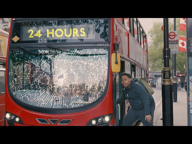I Survived 24 Hours on the WORST Bus in London!