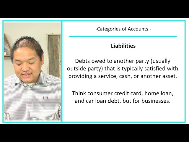 Financial Accounting - Lesson 1.3 - The Categories of Accounts