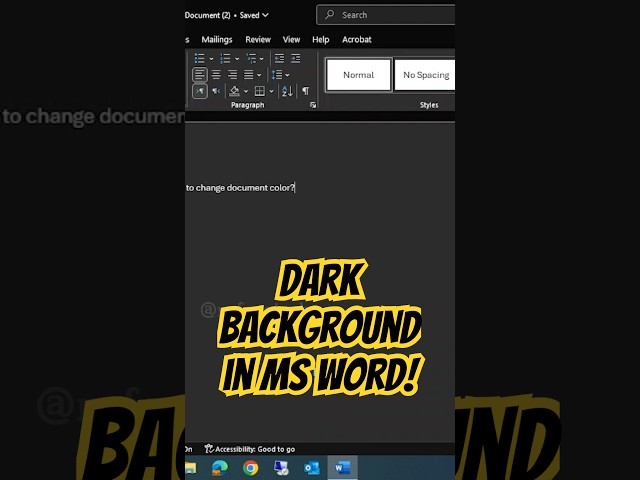 Dark Mode Word Trick Literally Nobody Uses #shorts #trending