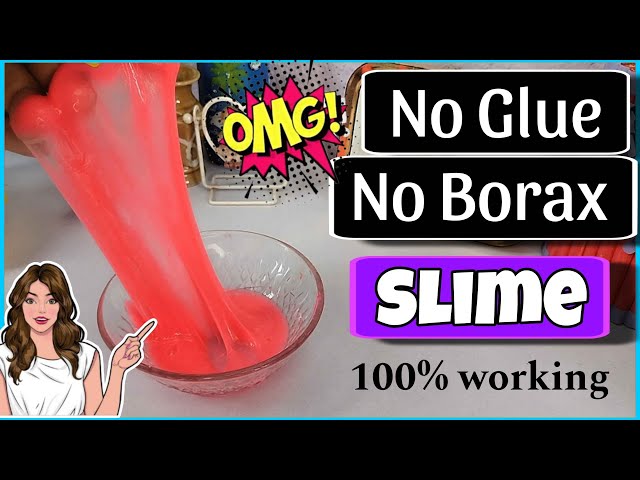 How to make no glue Magic slime  !!!100% working//No Borax No Activator Slime 🤯😱#slime@Alice Slime