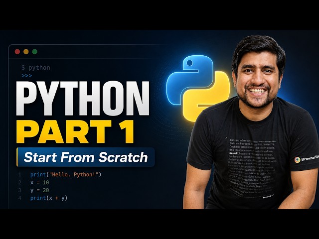 Python for Testers | Learn Python from Scratch for QA & Automation | Part 1