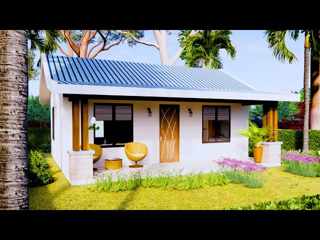 Super Cheap One-Story Small House Design Ideas  | Exploring Tiny House