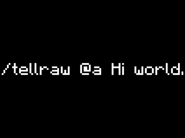 How to Use All Types of /tellraw in 26.2 Minecraft Java Edition!