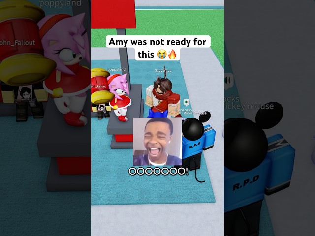 SONIC GOES OFF on AMY 😭🔥 #roblox #micup #sonic