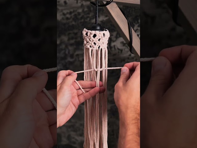 DIY Macrame Pendant Lamp for a Cozy Home 💡✨