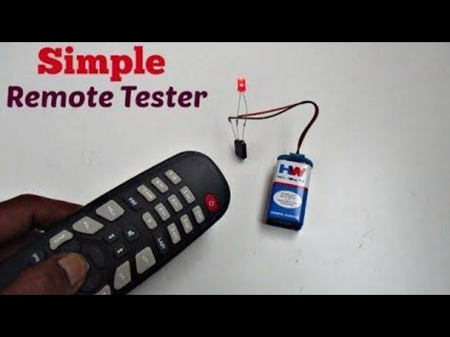 Remote Tester|Tv remote tester|IR Sensor Making|Simple RC transmitter and receiver|remote control