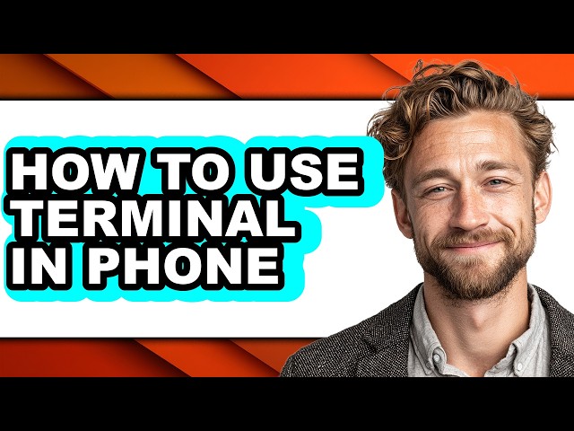 How to Use Terminal in Phone (easy Method)