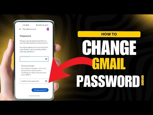 How to change gmail password | gmail password change 2025 on Android