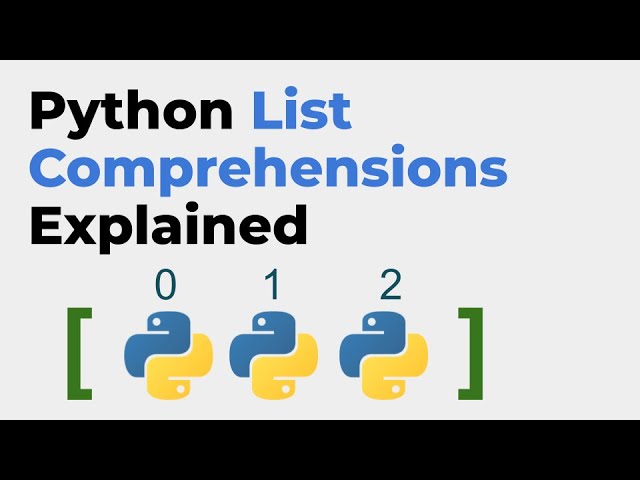 Explaining List Comprehensions in Python with 5 Examples