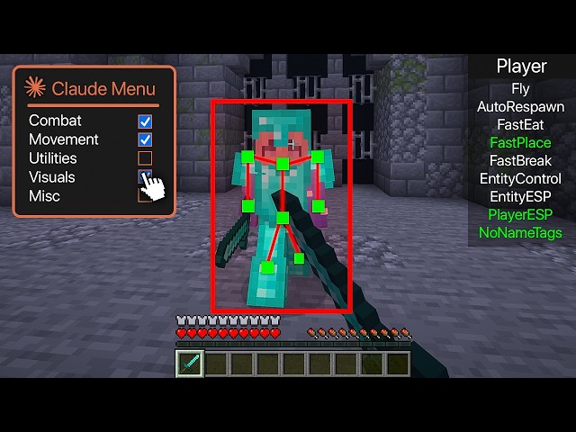 Can AI Make Minecraft Hacks? (Client)