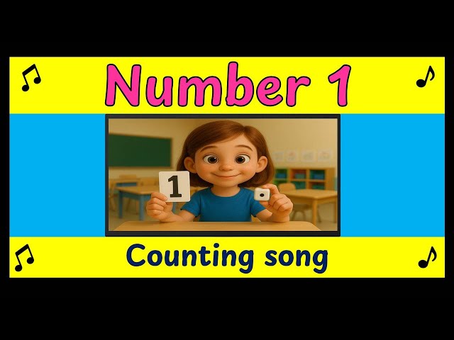 Number 1 Song for Kids | Learn the Number 1 | Classroom Math Music for Kids 🎵