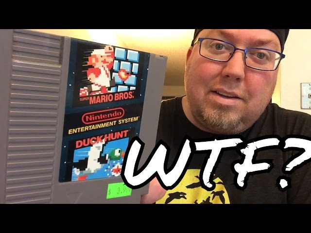 Looking Inside this WEIRD Super Mario / Duck Hunt NES Game
