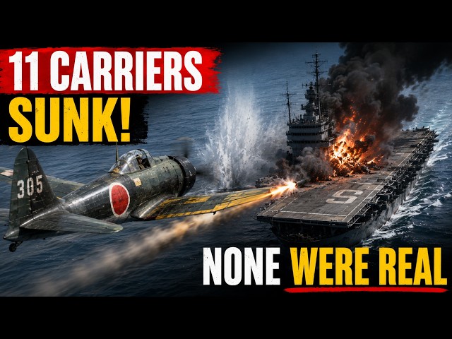 Why Did Japanese Admirals Celebrate Sinking 11 American Carriers That Were Never Lost