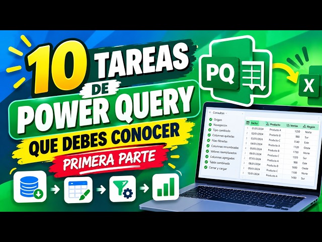 10 POWER QUERY tasks you need to know: Part 1