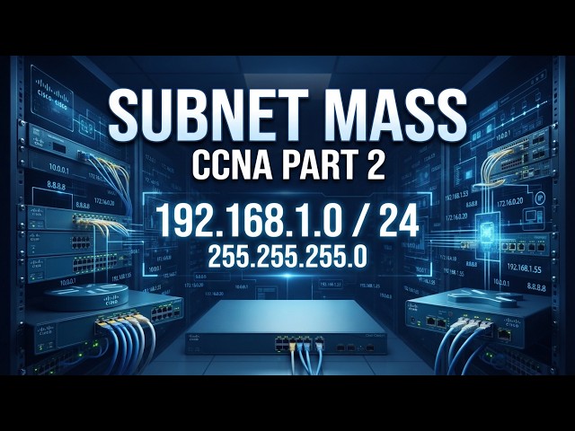 Subnet Mask in CCNA | Complete Beginner's Guide | Part 2 #ccna #cisco #networking #techfly