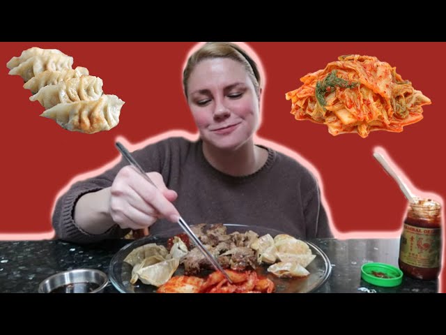 Kimchi, Spicy Beef Dumplings & Roast Pork | Eating Show
