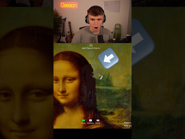 Hiding as the Mona Lisa in Plain Sight 😱