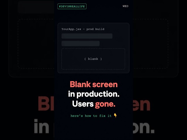API Error Handling in React the Right Way — Loading, Error & Empty States #DevInRealLife