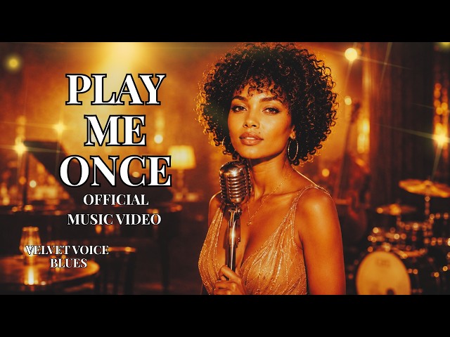 Velvet Voice Blues — Play Me Once | Official Music Video | Soulful Blues