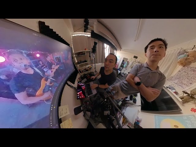 Sort of a tutorial of how to keyframe a live music performance on Insta360 360 Cameras X2 X3 RS etc