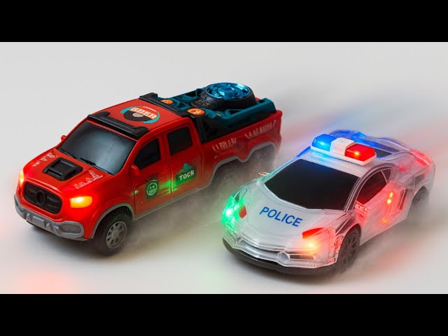[ASMR Unboxing] EPIC RC Police Car Lights & Racing Show – Sport, DJ Car & Helicopter | ASMR Video
