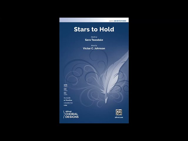Stars to Hold (SAB) by Victor C. Johnson