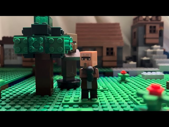 Singer Villager LEGO Minecraft | Stop Motion animation 