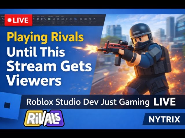 Running Rivals 1v1s Until Someone Joins the Stream 😈 | Roblox LIVE