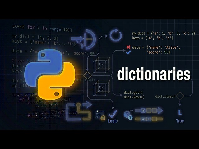 Python Dictionaries Tutorial — Keys, Values & Iteration | Python Course Module 3, Topic 4