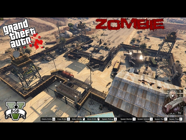 GTA V ZOMBIES _ ACHAMOS A BASE SECRETA MILITAR - Ep04 (GTA 5 Survival Zombie MOD)